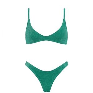 Triangl Sparkle Green Bikini